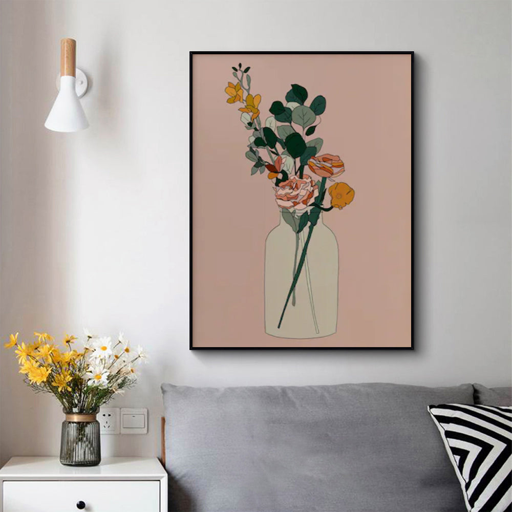 Wall Art - Boho Floral - Canvas Prints-Poster Prints