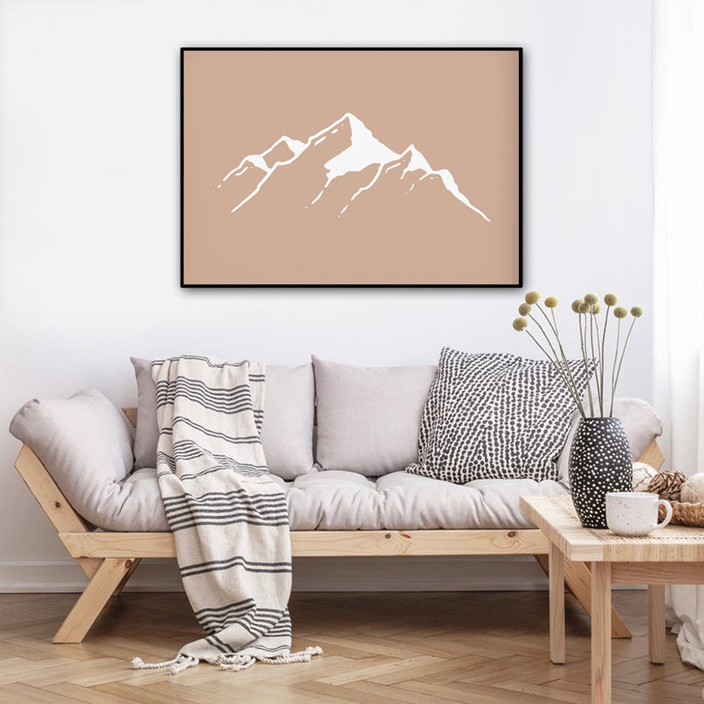 Wall Art - Boho Mountain- Canvas Prints-Poster Prints