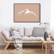 Wall Art - Boho Mountain- Canvas Prints-Poster Prints