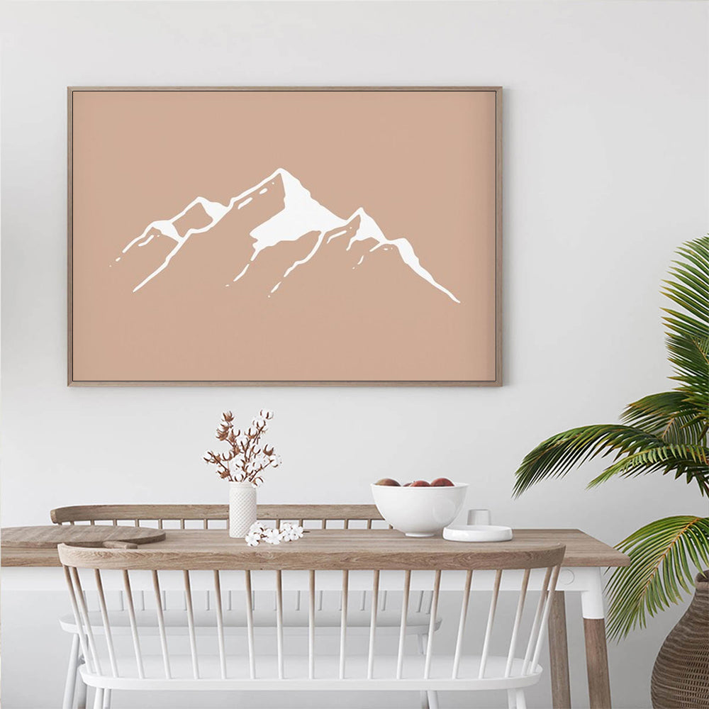 Wall Art - Boho Mountain- Canvas Prints-Poster Prints