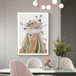 Wall Art - Botanical Abstract Face - Canvas Prints-Poster Prints