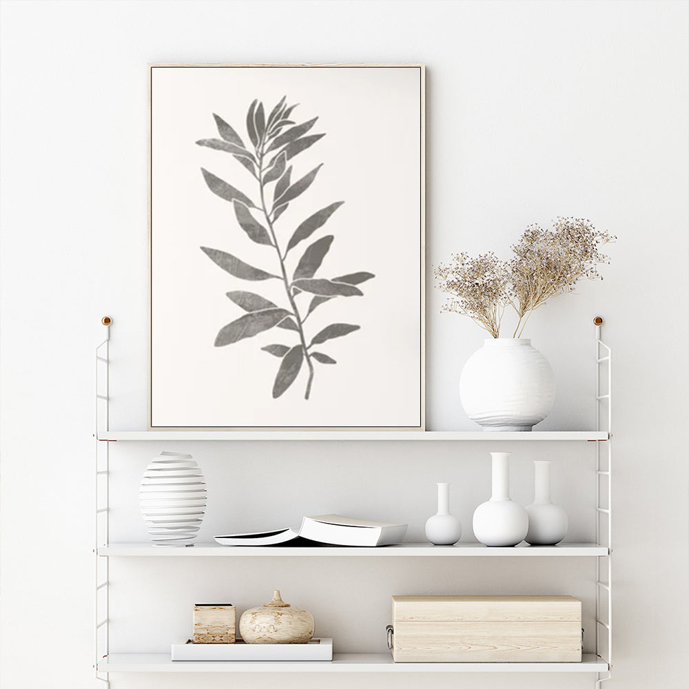 Wall Art - Green Leaves Print II - Canvas Prints-Poster Prints