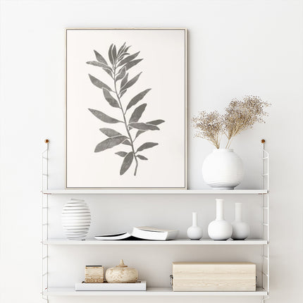 Wall Art - Green Leaves Print II - Canvas Prints-Poster Prints