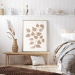 Wall Art - Beige Leaves III - Canvas Prints-Poster Prints