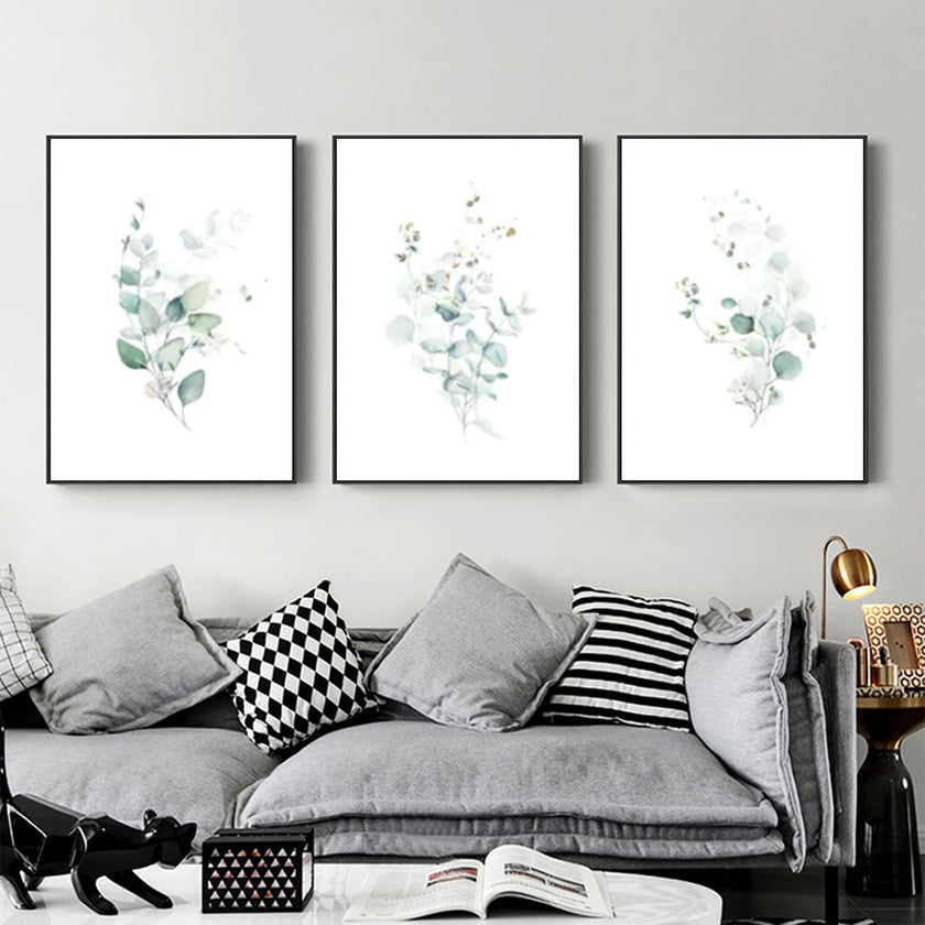 Wall Art - Botanical Leaves (3 sets) - Canvas Prints-Poster Prints