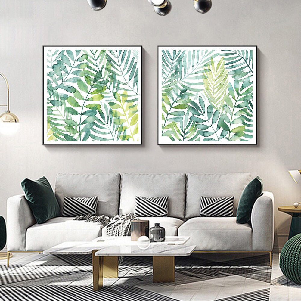Wall Art - Botanical leaves (2 sets)- Canvas Prints-Poster Prints