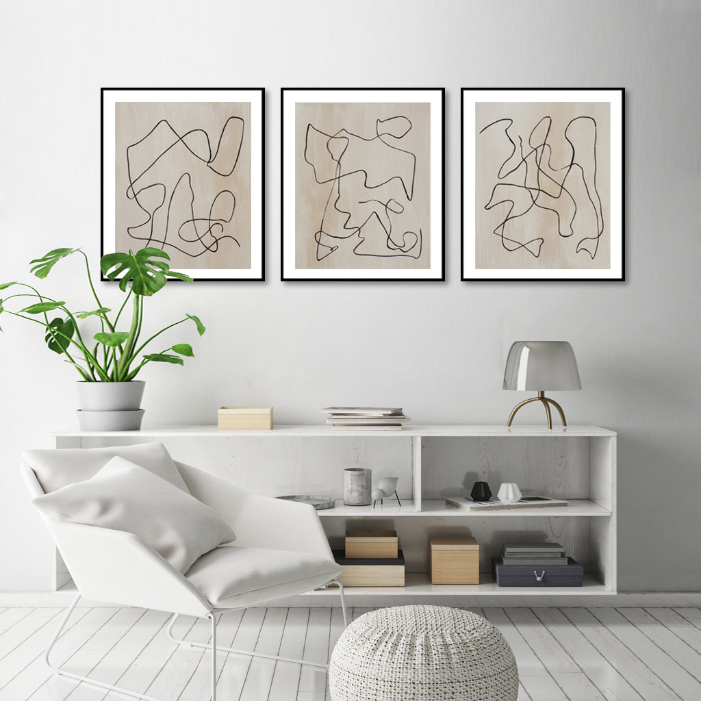 Wall Art  - Bound 3 Sets - Poster Prints -Canvas Prints