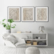 Wall Art  - Bound 3 Sets - Poster Prints -Canvas Prints