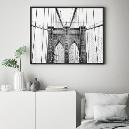 Wall Art – Light of the city A black white- Canvas Prints - Poster Prints