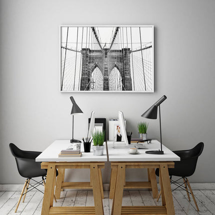 Wall Art – Light of the city A black white- Canvas Prints - Poster Prints