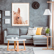 Animals Art - Brown Mare - Canvas Prints-Poster Prints