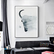 Wall Art - Bull Skull - Canvas Prints-Poster Prints