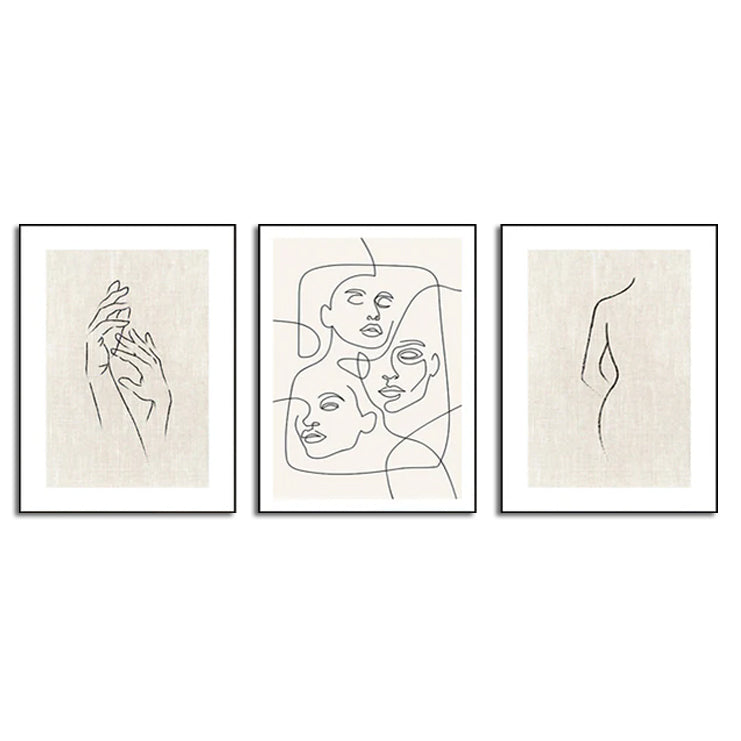 Wall Art prints - Faces ( 3 sets )- Poster Prints -Canvas Prints