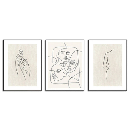 Wall Art prints - Faces ( 3 sets )- Poster Prints -Canvas Prints