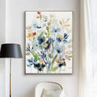 Wall art - Colourful Floras Watercolour style 2 sets- Canvas Prints- Poster Prints