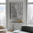 Wall Art - Clustered Dots A - Canvas Prints-Poster Prints