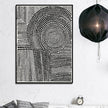 Wall Art - Clustered Dots B - Canvas Prints-Poster Prints