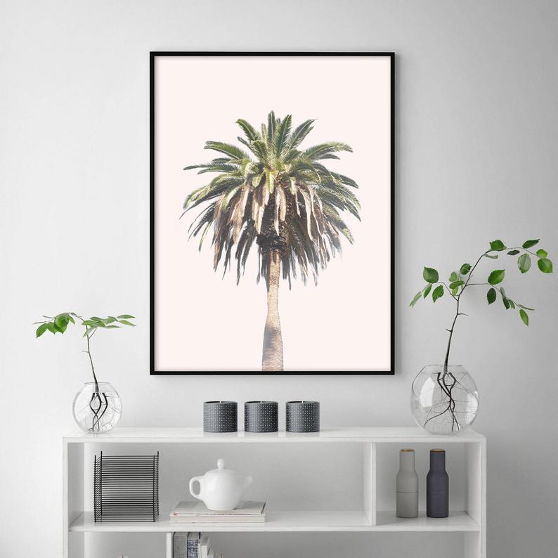 Wall art - California Palm Tree - Canvas Prints - Poster Prints