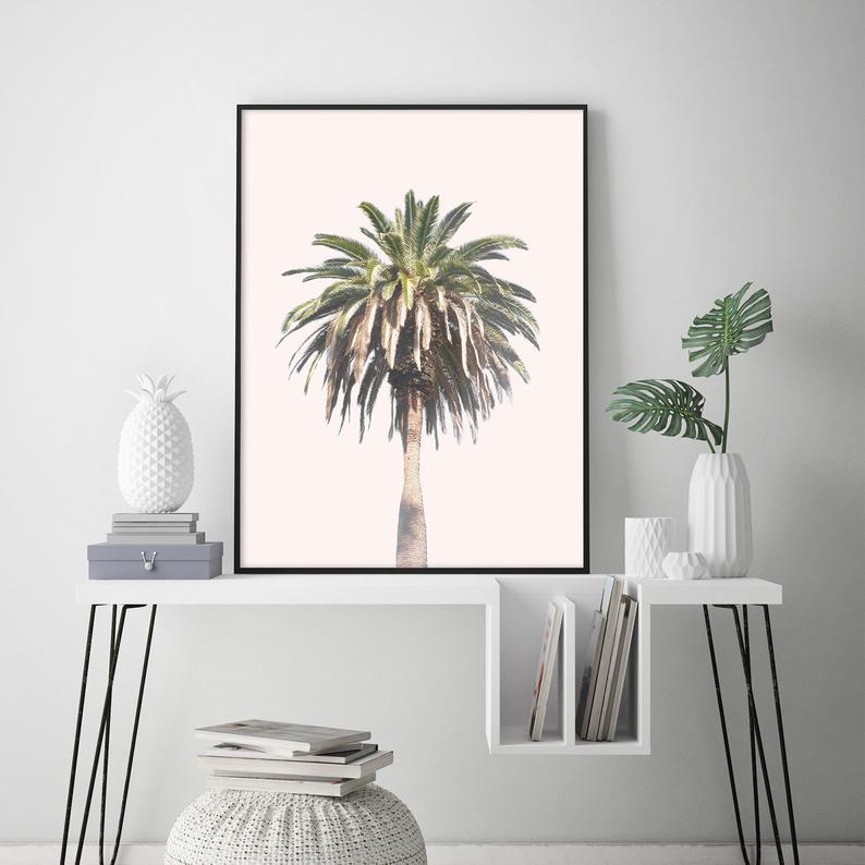 Wall art - California Palm Tree - Canvas Prints - Poster Prints