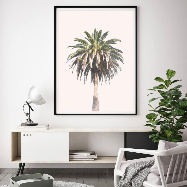 Wall art - California Palm Tree - Canvas Prints - Poster Prints