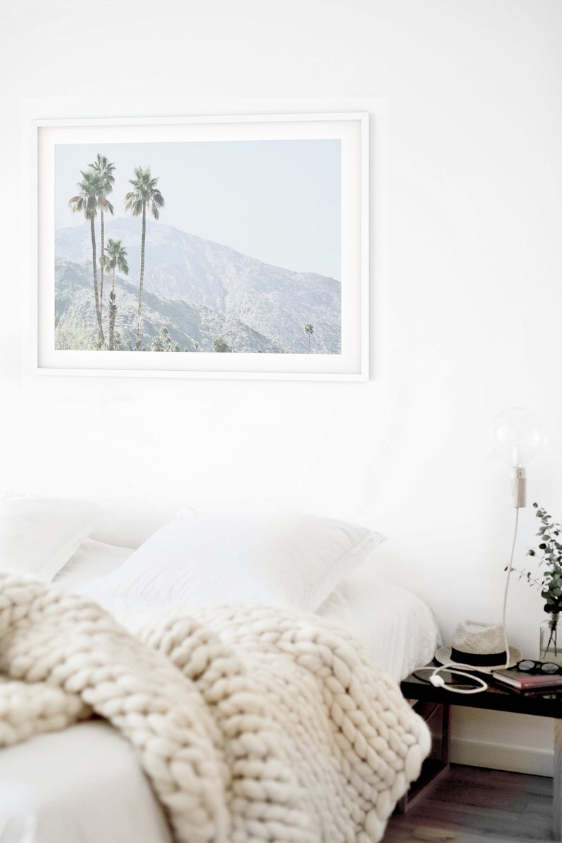 Wall art - California Palm Tree - Canvas Prints - Poster Prints