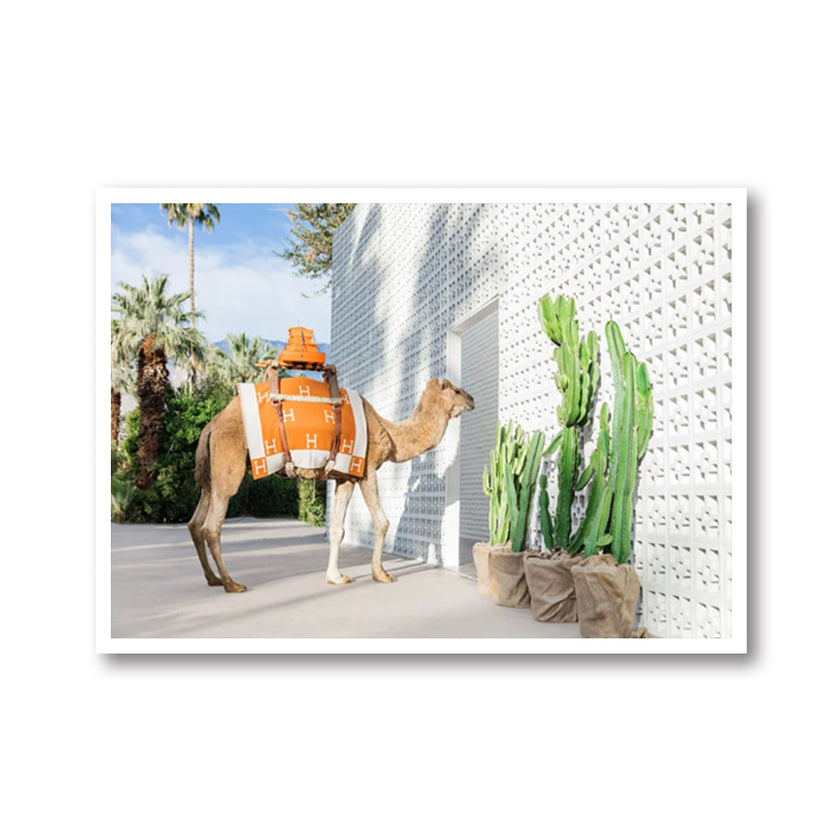 Wall Art - Hermes Camel - Canvas Prints-Poster Prints