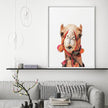 Animals art prints - Boho Camel - Canvas Prints - Poster Prints