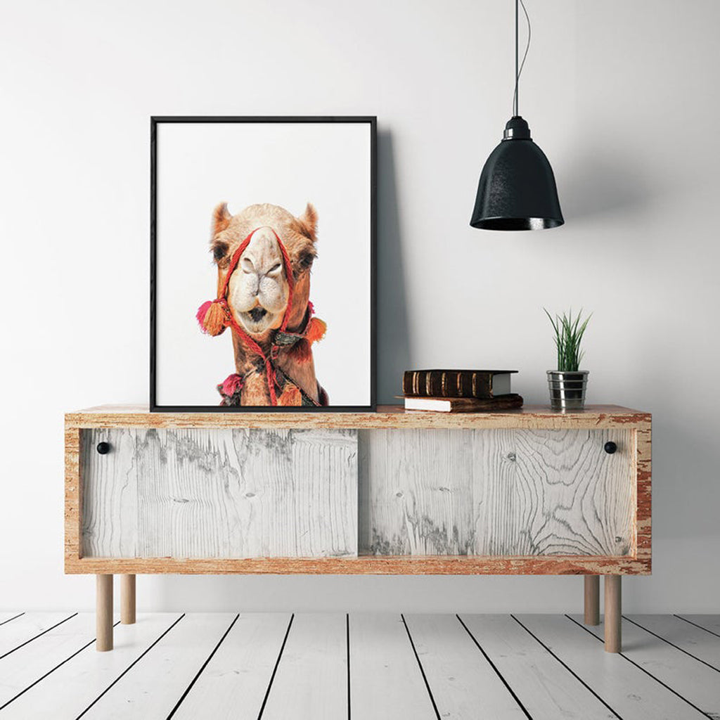 Animals art prints - Boho Camel - Canvas Prints - Poster Prints