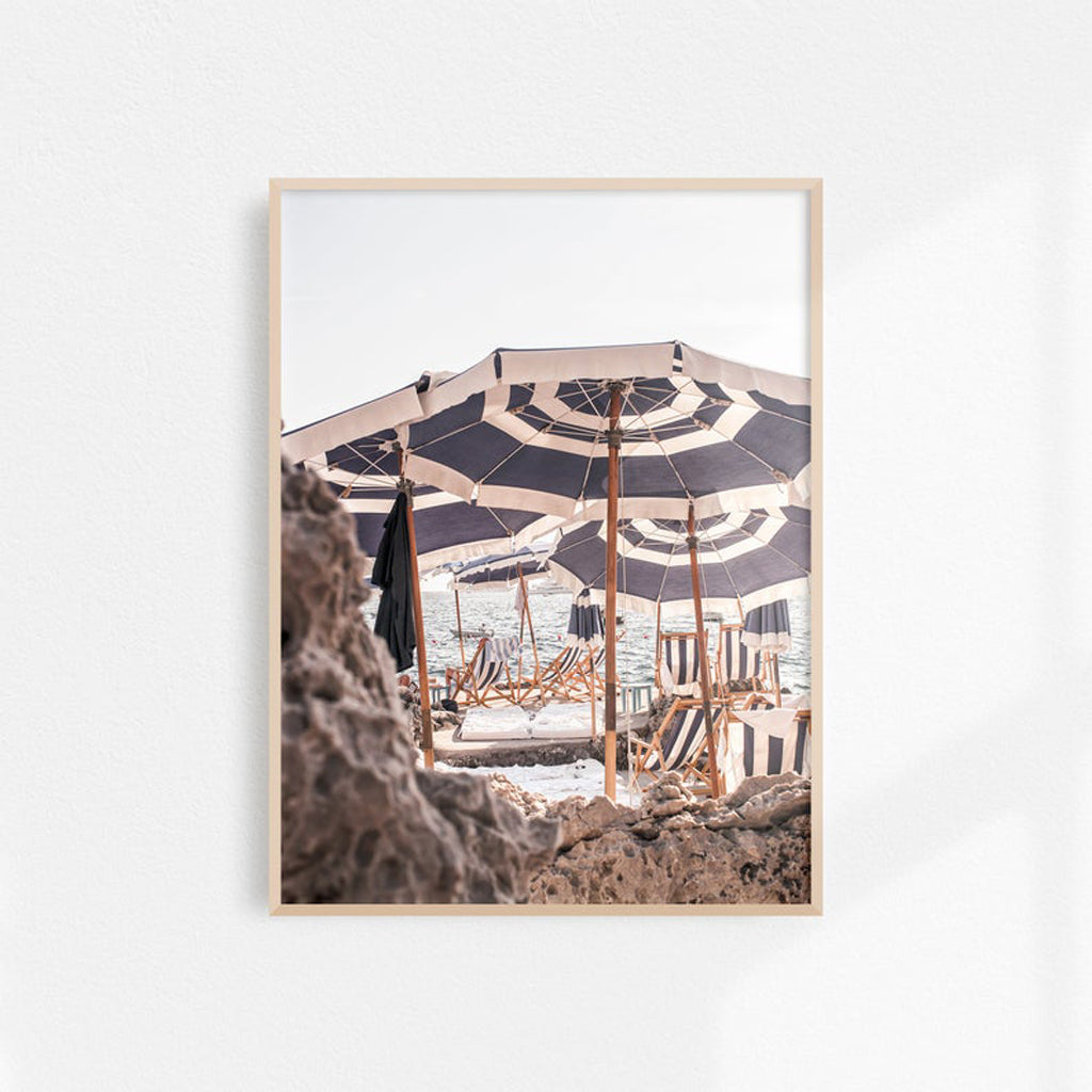 Landscape Art prints - Capri Beach - Poster Prints -Canvas Prints