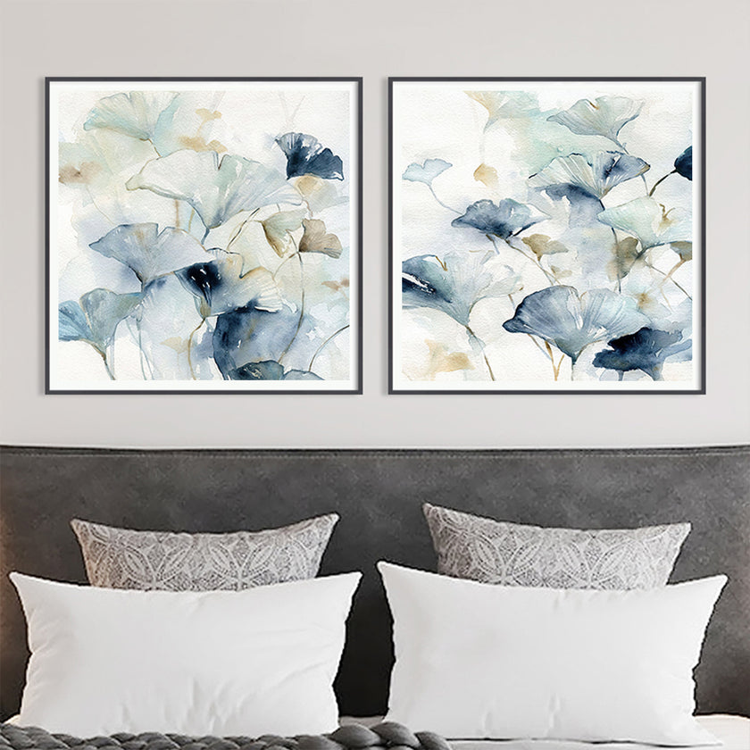 Wall Art - Gingko Leaves By Carol Robinson (2 sets)- Canvas Prints-Poster Prints