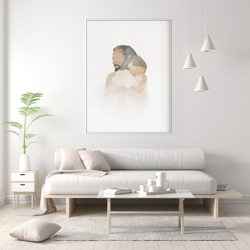 Wall Art - Christ's Embrace II- Canvas Prints-Poster Prints