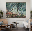 Wall Art - Olive Tree Wood in the Moreno Garden By Claud Monet- Canvas Prints-Poster Prints