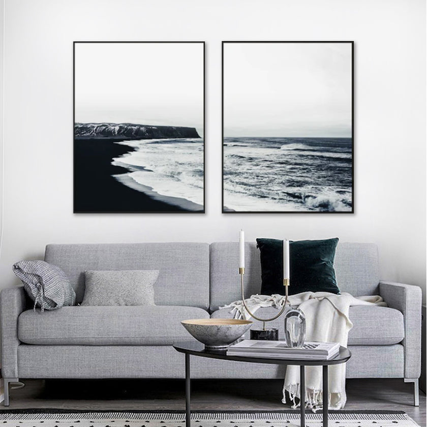 Wall art - Coastal 2 sets - Canvas Prints- Poster Prints