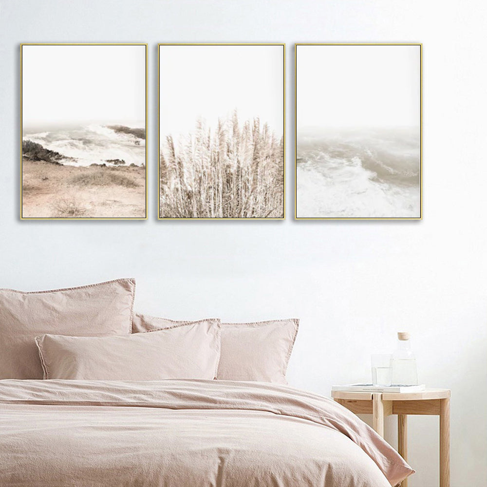 Wall Art - Coastal Beach (3 Sets) - Poster Prints -Canvas Prints