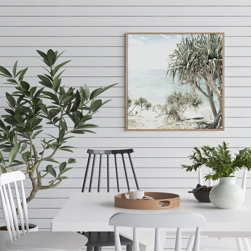 Wall Art - Coastal Palm Tree - Canvas Prints-Poster Prints
