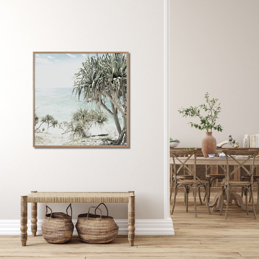 Wall Art - Coastal Palm Tree - Canvas Prints-Poster Prints