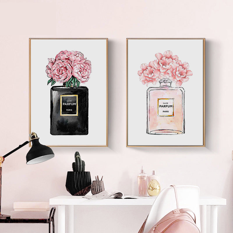 Wall art - Perfume Bottles (2 sets)- Canvas Prints- Poster Prints