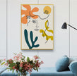 Wall art - Abstract Girl 2 sets- Canvas Prints- Poster Prints