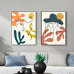 Wall art - Abstract Girl 2 sets- Canvas Prints- Poster Prints