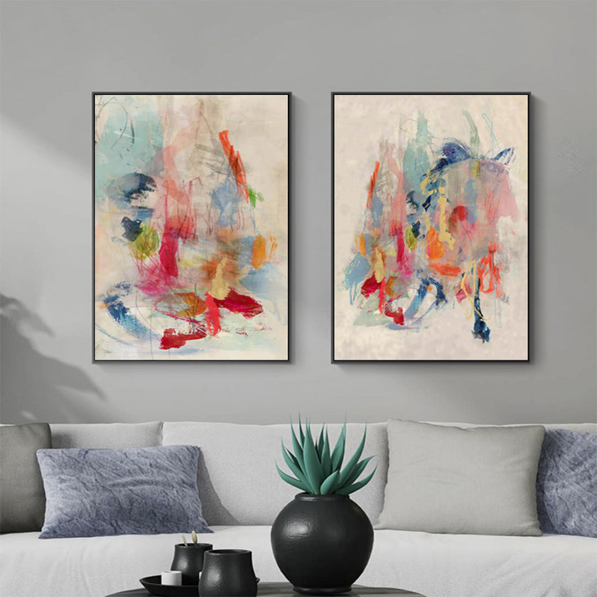 Wall art - Dance Movement (2 sets)- Canvas Prints- Poster Prints