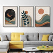 Wall Art - Abstract Dark Green ( 3 sets )- Poster Prints -Canvas Prints