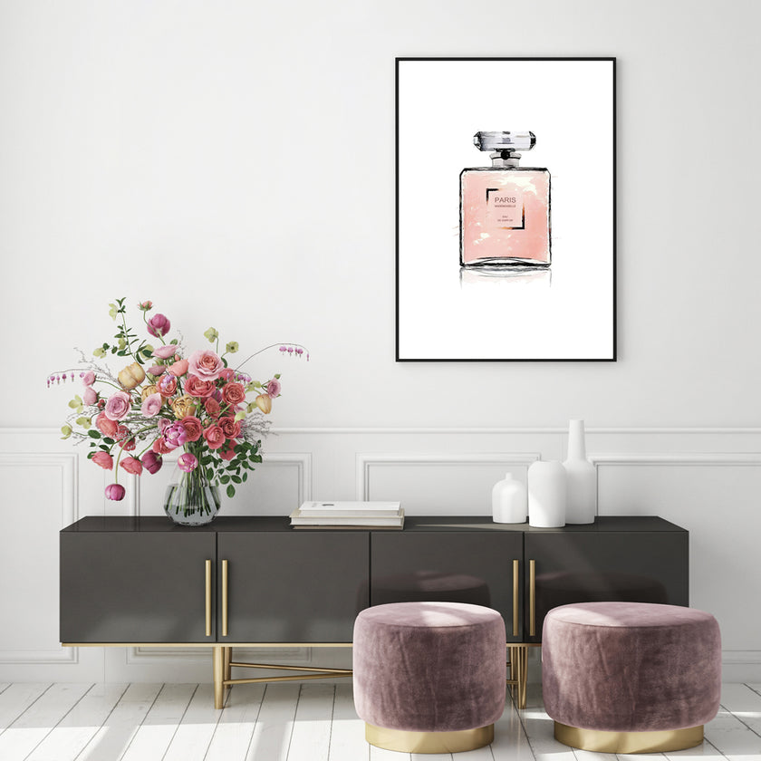 Wall art - Paris Perfume- Canvas Prints - Poster Prints