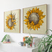 Flowers Art Prints -SUNFLOWERS -(2 sets)- Canvas Prints-Poster Prints