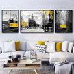 Fashion and cities Art - Print Wall Art - Paris Impression Tram (3 sets) - Canvas Prints-Poster Prints