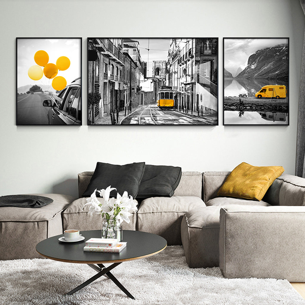 Fashion and cities Art - Print Wall Art - Paris Impression Balloon (3 sets) - Canvas Prints-Poster Prints
