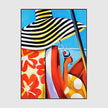 Wall  Art- Painting Style Hawaii Girl Canvas Prints- Poster Prints