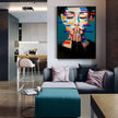 Wall art prints -Brush Make Up Girl Canvas Prints- Poster Prints