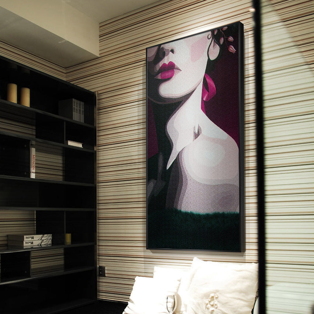 Figures Art - Print Wall Art - Party modern lady - Canvas Prints-Poster Prints