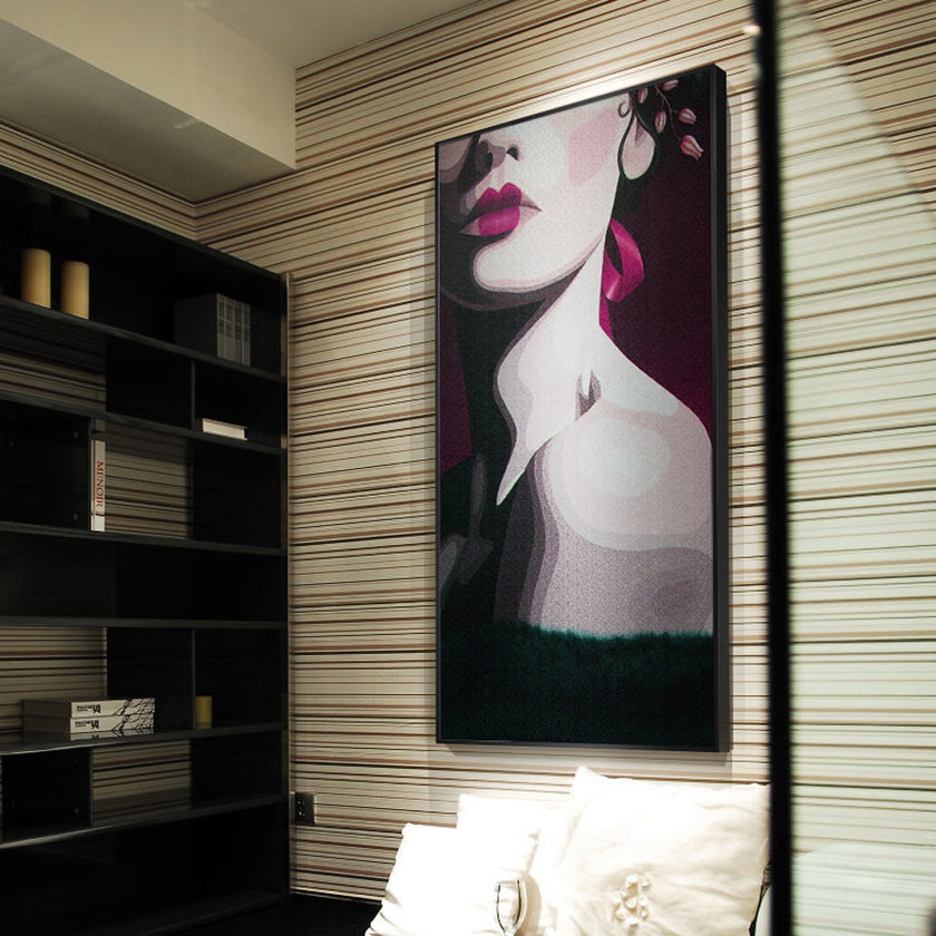 Figures Art - Print Wall Art - Party modern lady - Canvas Prints-Poster Prints