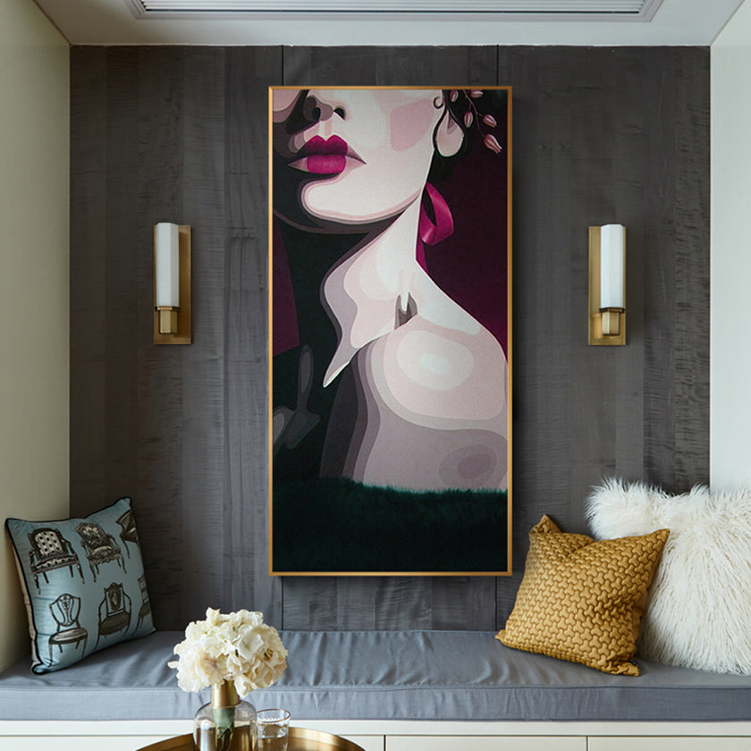 Figures Art - Print Wall Art - Party modern lady - Canvas Prints-Poster Prints